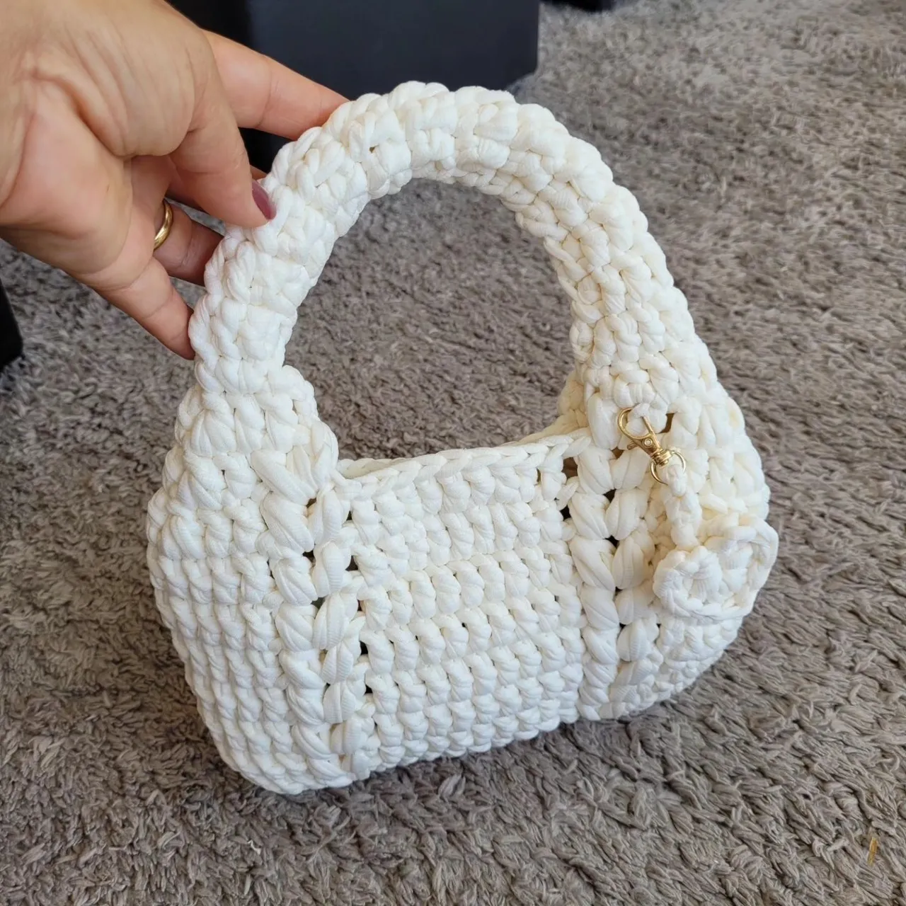 Bolsa de mão crochê