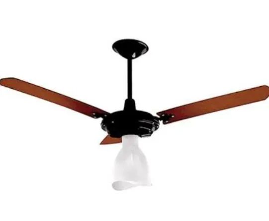 Ventilador de teto venti delta  com luminária