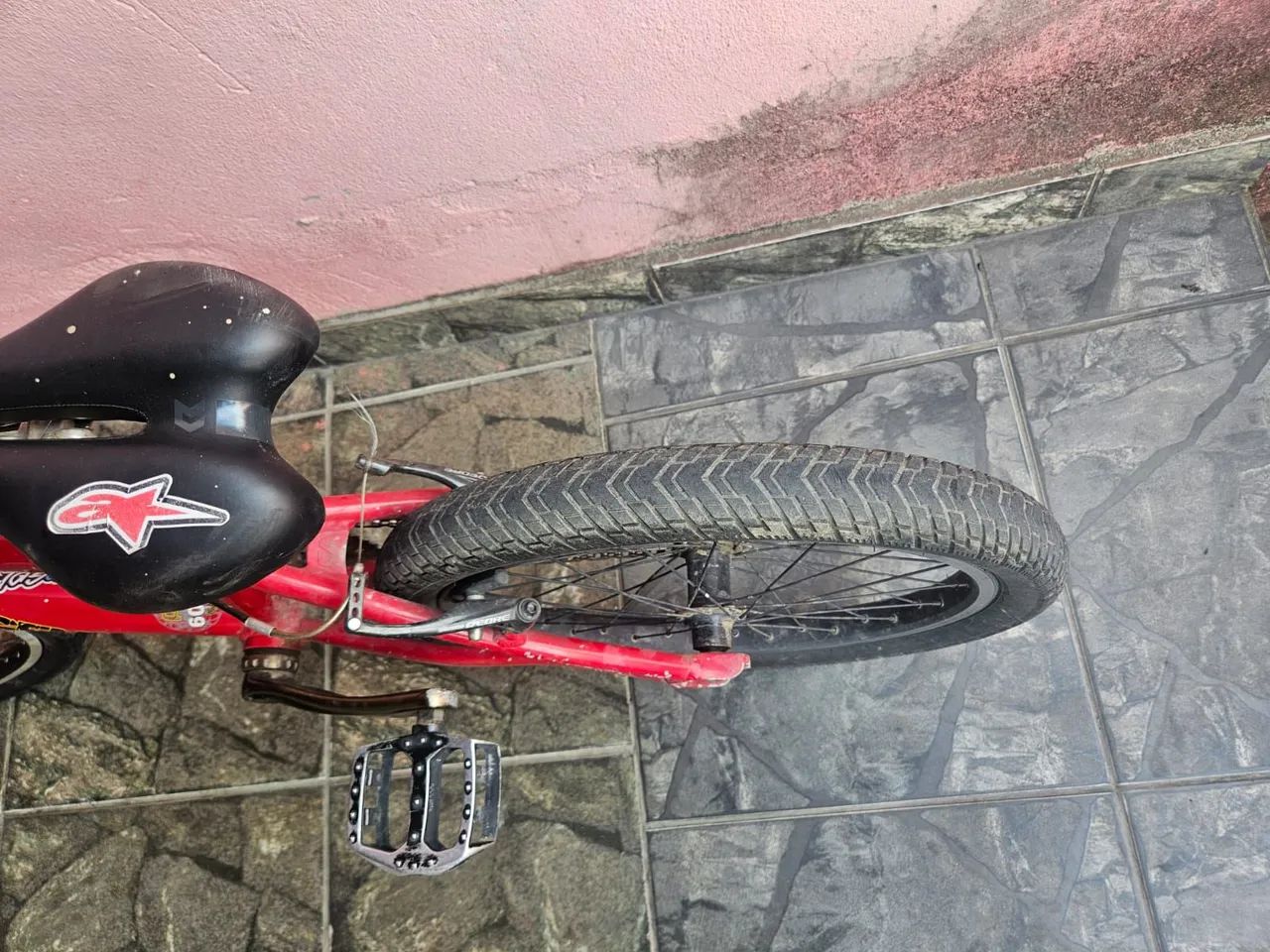 Bicicleta BMX Freestyle Vermelha - Foto 4