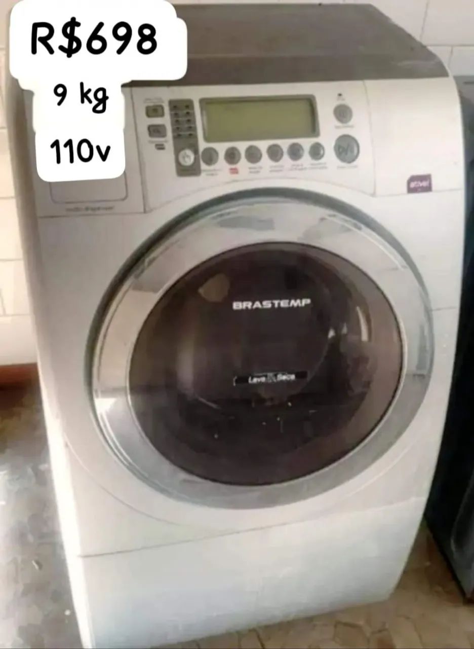 Lava e Seca Brastemp 9kg 110V não está secando