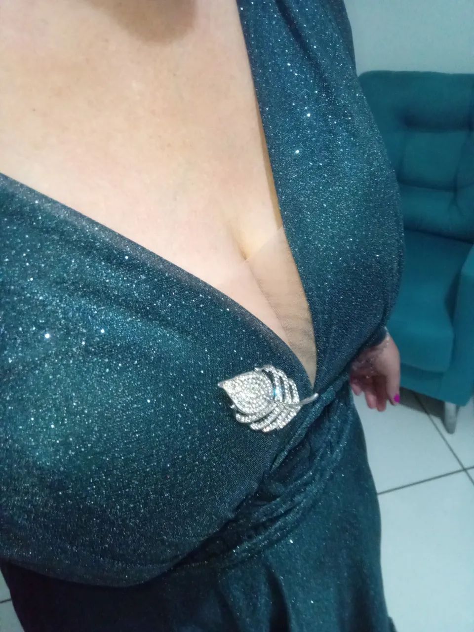 Lindíssimo vestido para festas e ocasiões. - Foto 3
