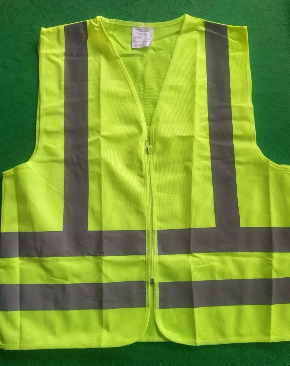 NOVO - Colete refletivo Verde ( bike-caminhada-trabalho ) - LDI SAFETY - Tamanho G 