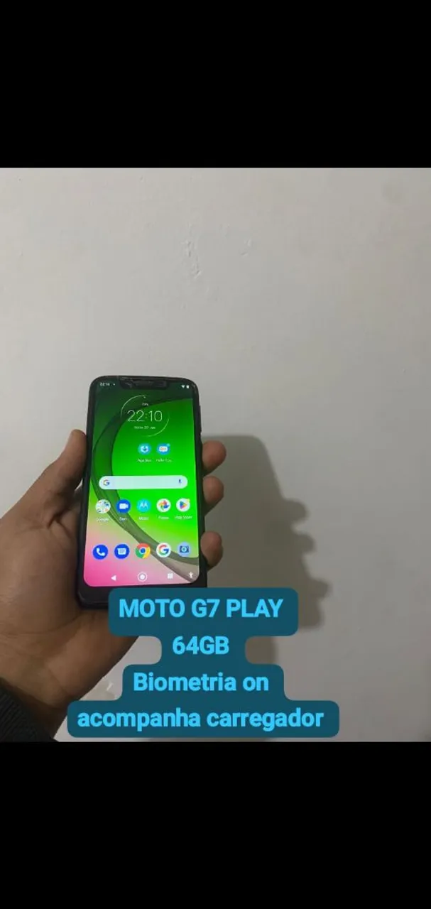 Moto G7 play funcionando tudo barato