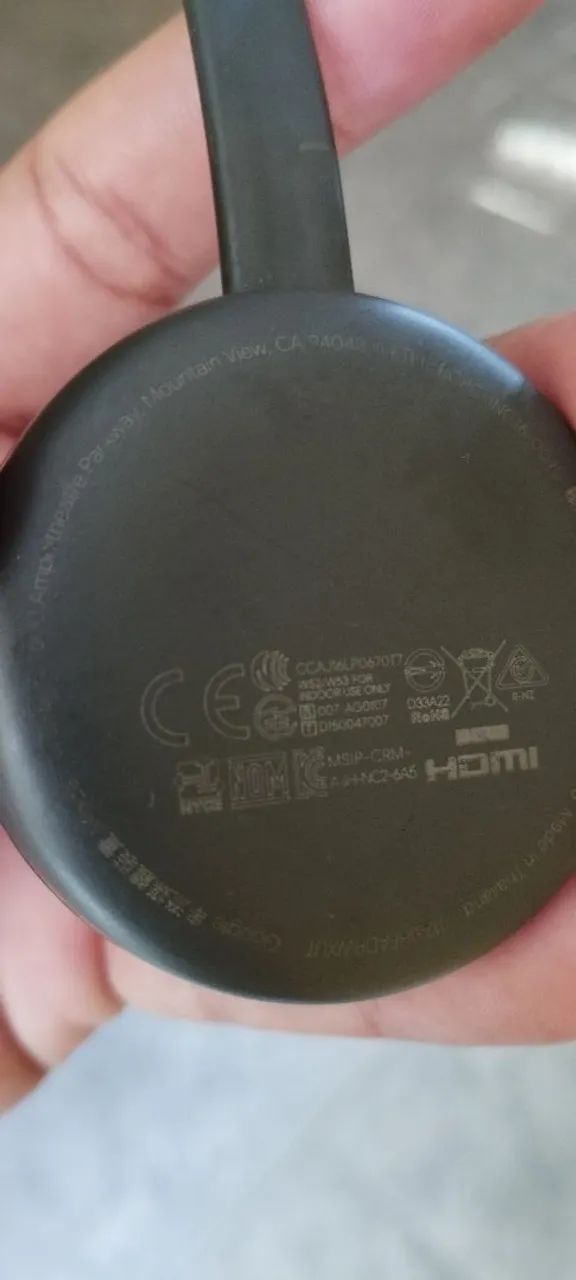 Google Chromecast 3° Geração 64167728625410124