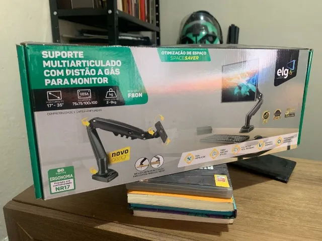 Suporte Multiarticulado para Monitor com Pistão a Gás 17' a 35'