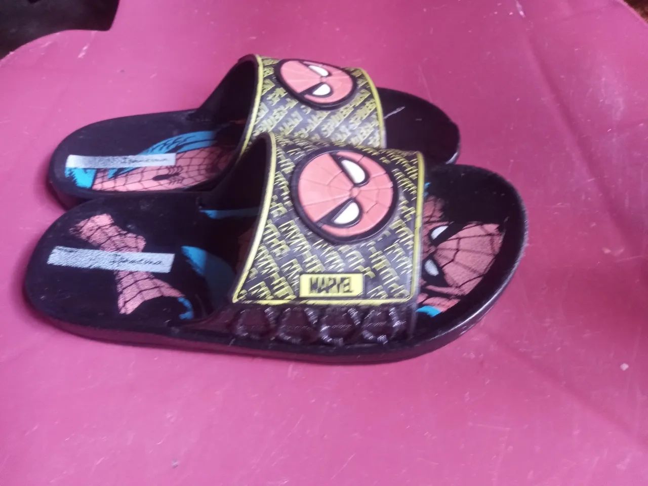 Chinelo Infantil Homem Aranha para Meninos - Foto 3