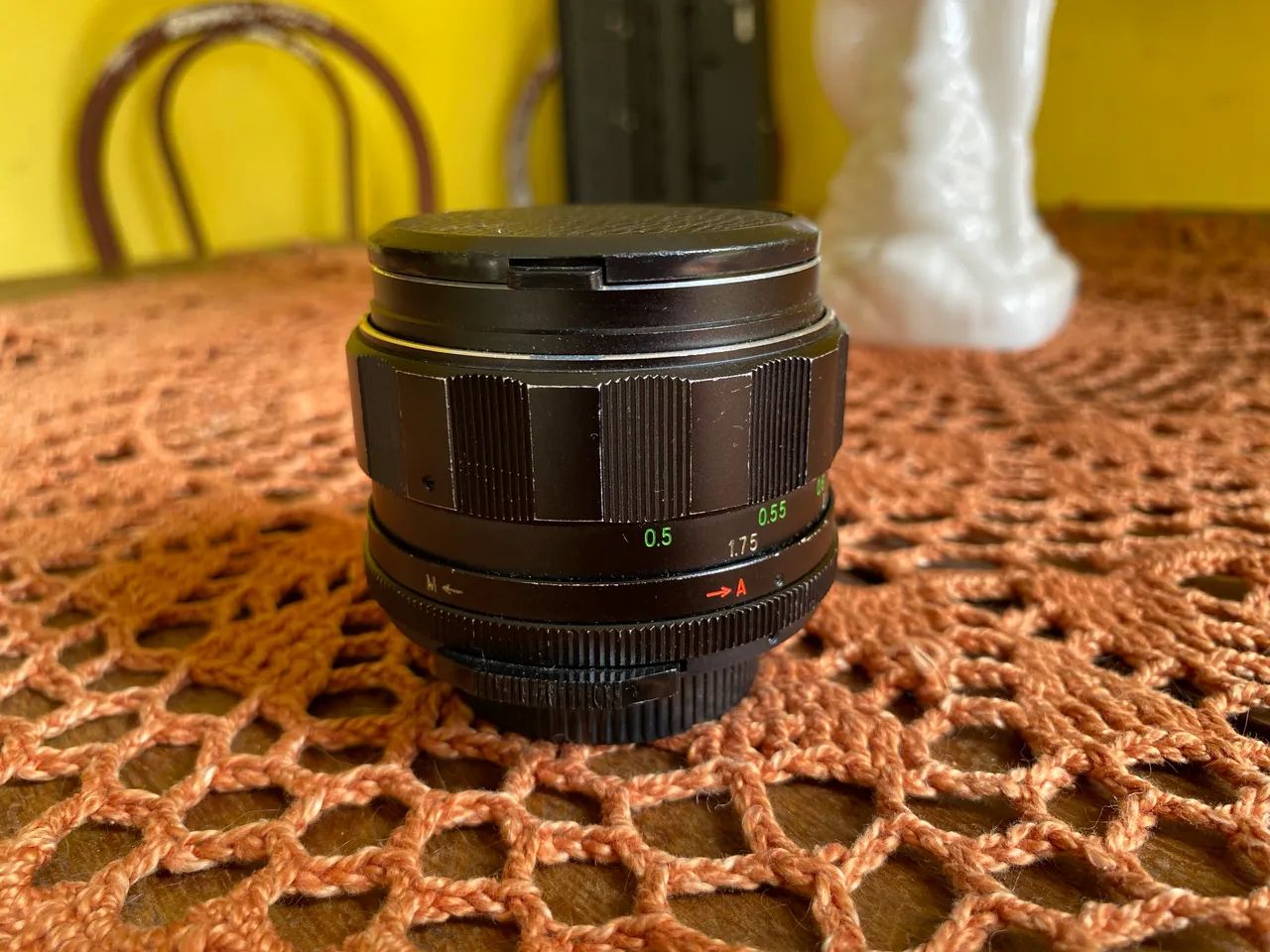 Lente Auto Rikenon 1.4 55mm / Adaptardor K&F M42-NEX - Foto 2