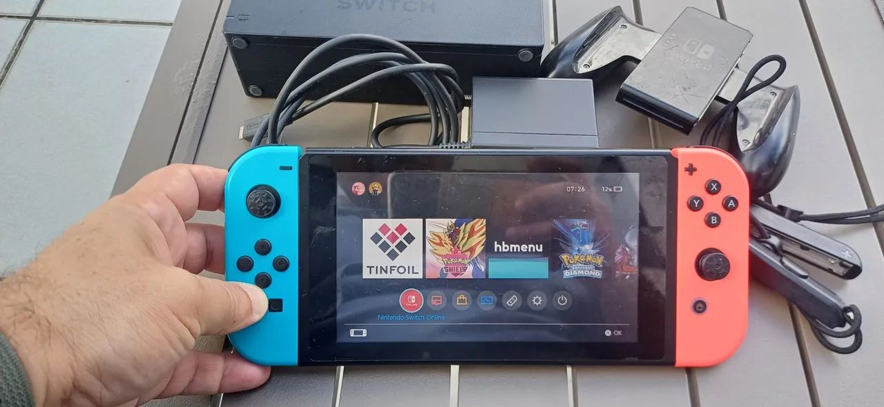 Nintendo Switch V2 Desbloqueado Troco