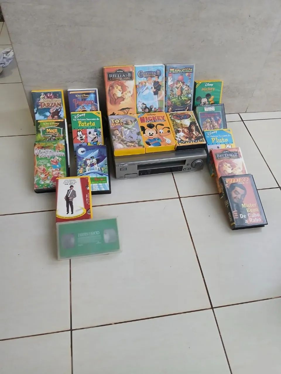  vídeo cassete  philips vr610 e fitas vhs - Foto 4