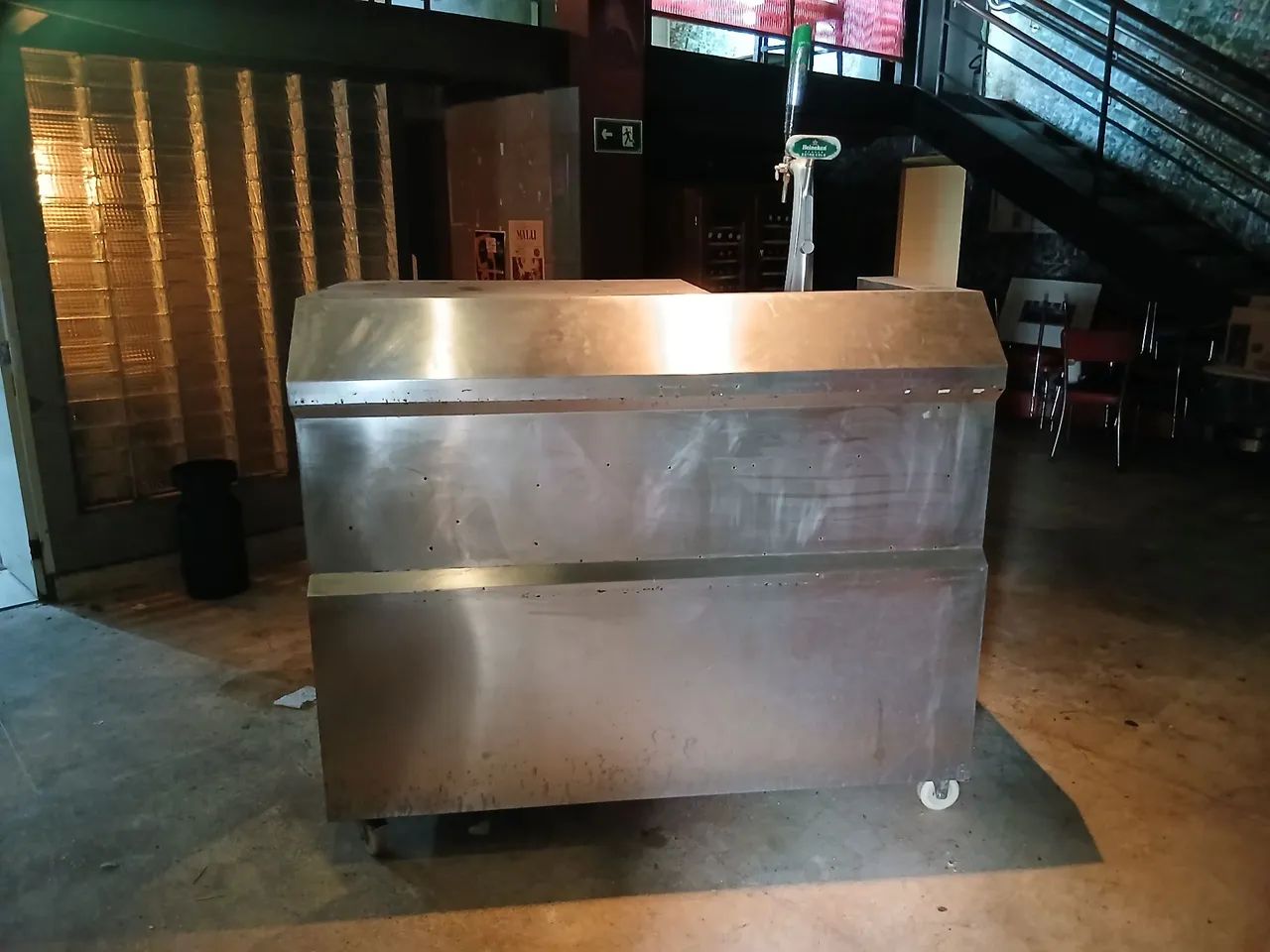 Balcão de bar em aço inoxidável  - Foto 3