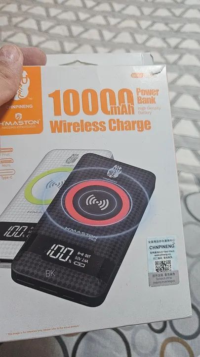 Carregador Portátil indução 10000 mAh H'MASTON