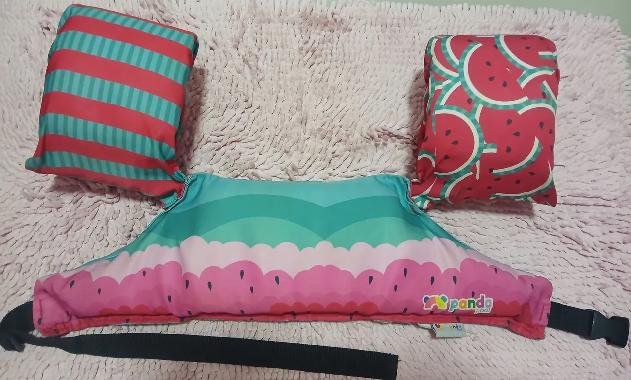 Boia flutuante Infantil Panda Pool Melancia