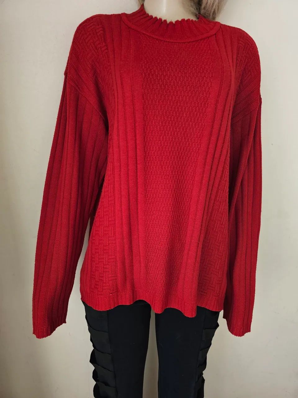 Blusa Tricot vermelha Katheus