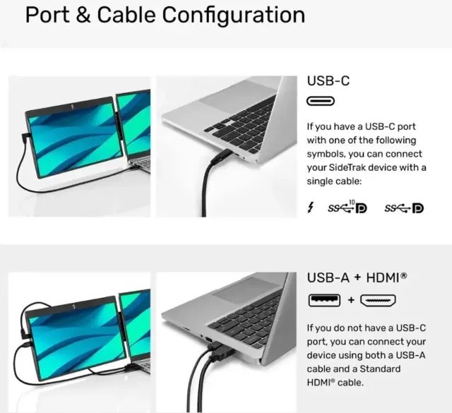 Surface Laptop 3 + Monitor Lateral SideTrak  - Foto 5