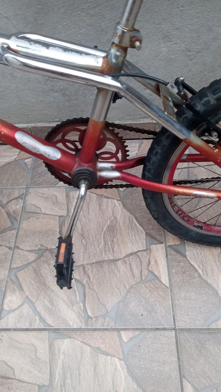 Bicicleta cross cromada  - Foto 3