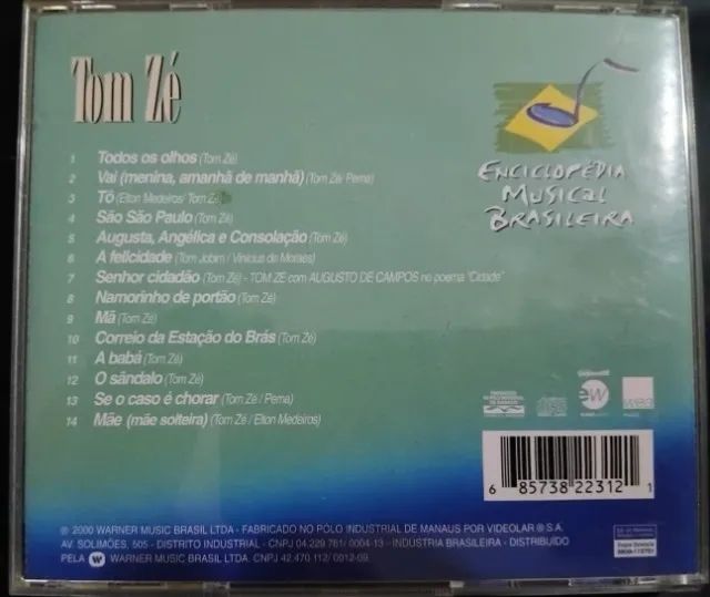 CD Tom Zé: Enciclopédia Musical Brasileira - Ano2000 - Foto 2