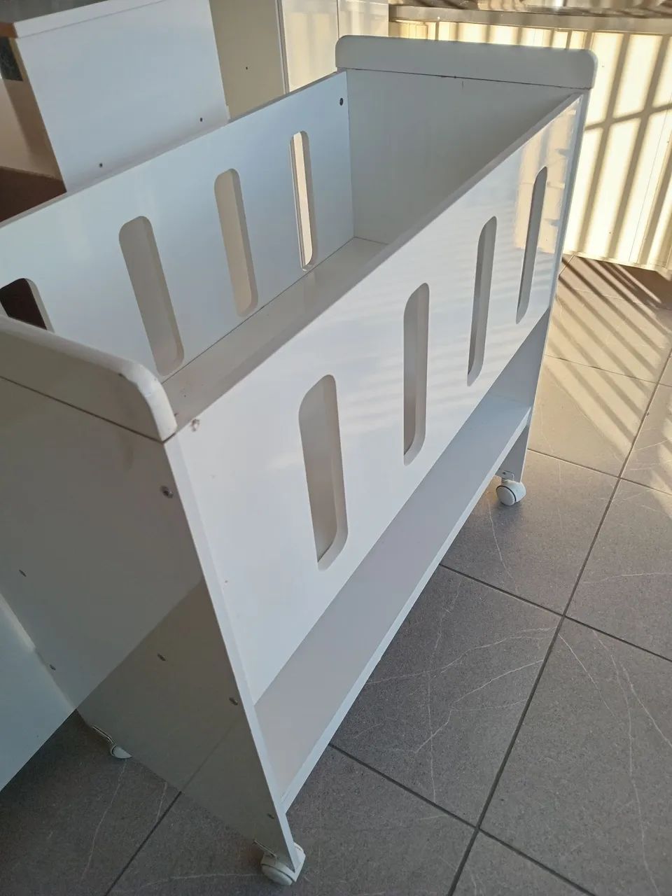 Mini berço,  em bom estado.(Entrego). - Foto 4