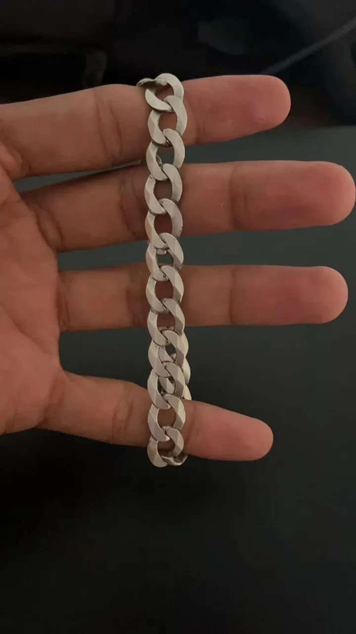 CORDÃO + PULSEIRA PRATA 925 - Foto 4