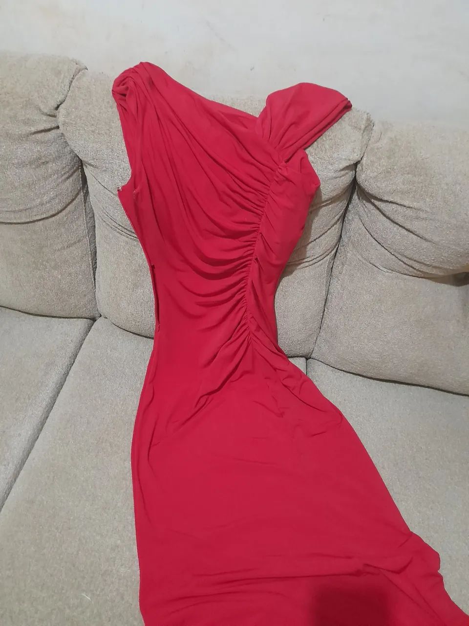 Vestido Vermelho  Longo Madrinha  - Foto 4