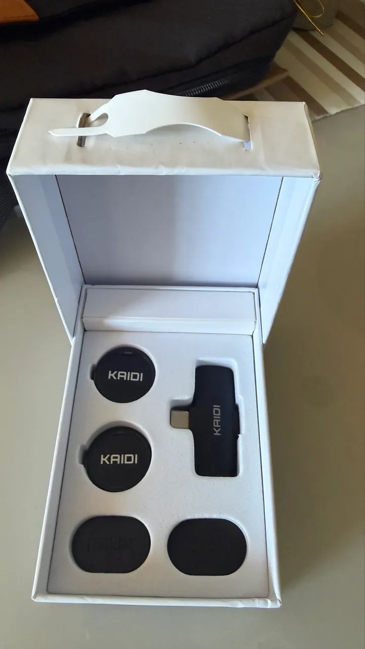 Microfone de lapela kaidi 