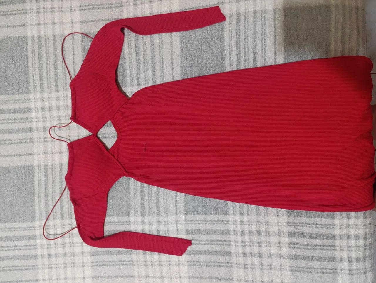 Vestido Vermelho Midi
