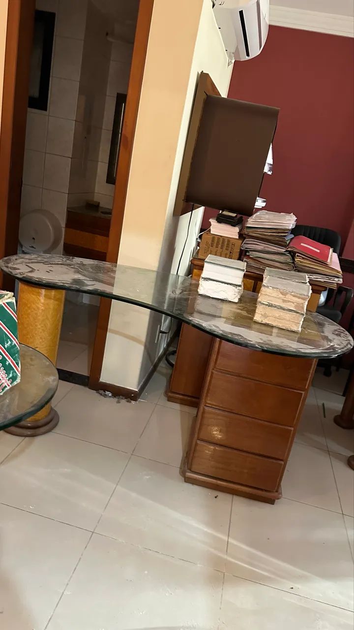 2 mesas de vidro por R$990,00 cada! - Foto 4