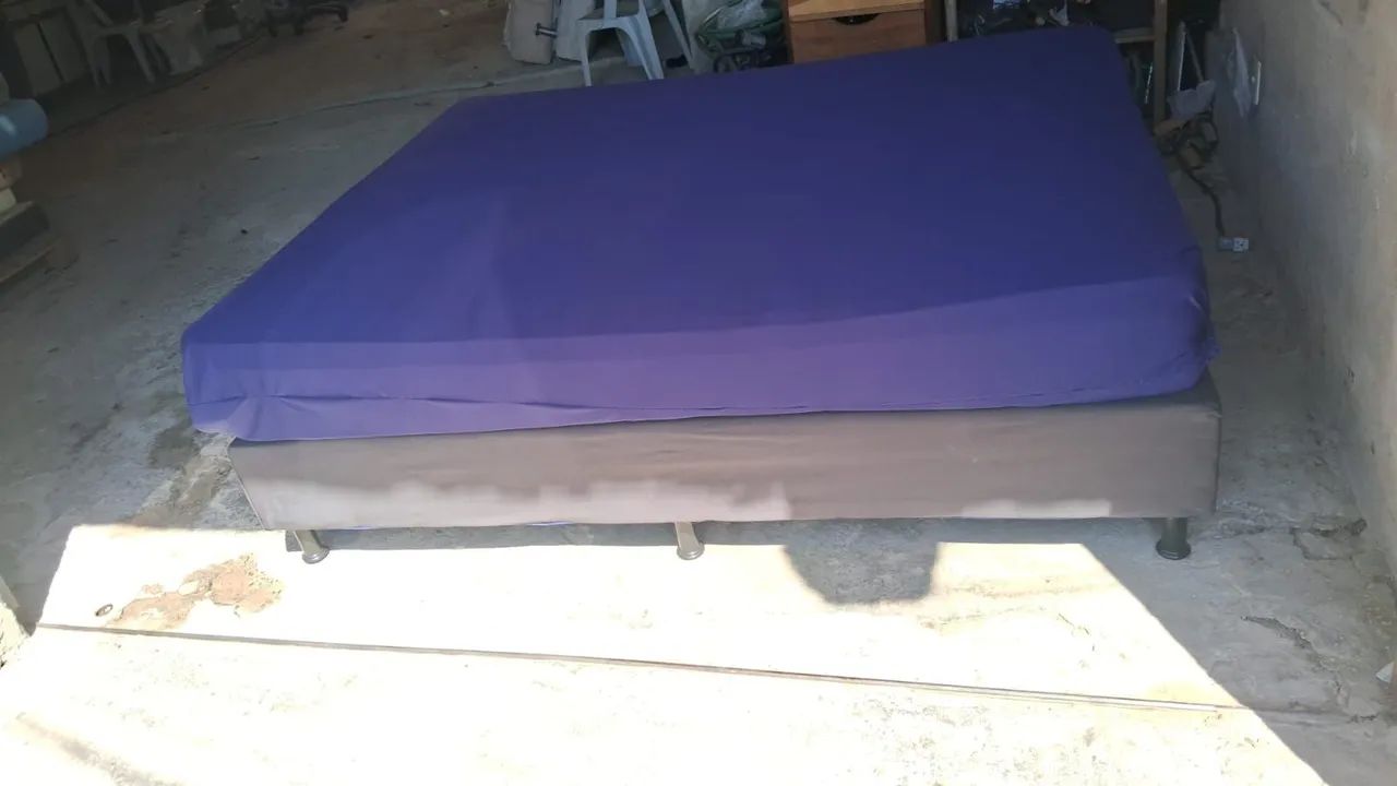 Cama queem com colchão  - Foto 4
