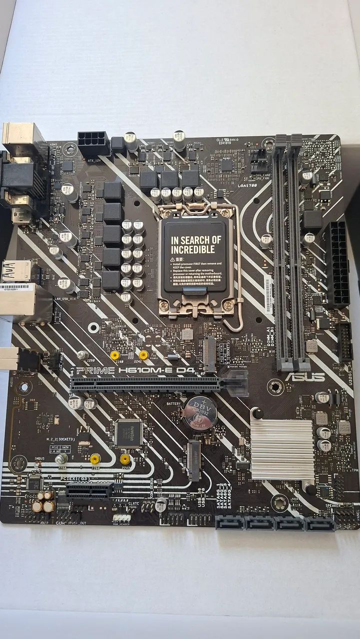 Placa-Mãe ASUS Prime H610M-E D4 - R$ 400 - Foto 2
