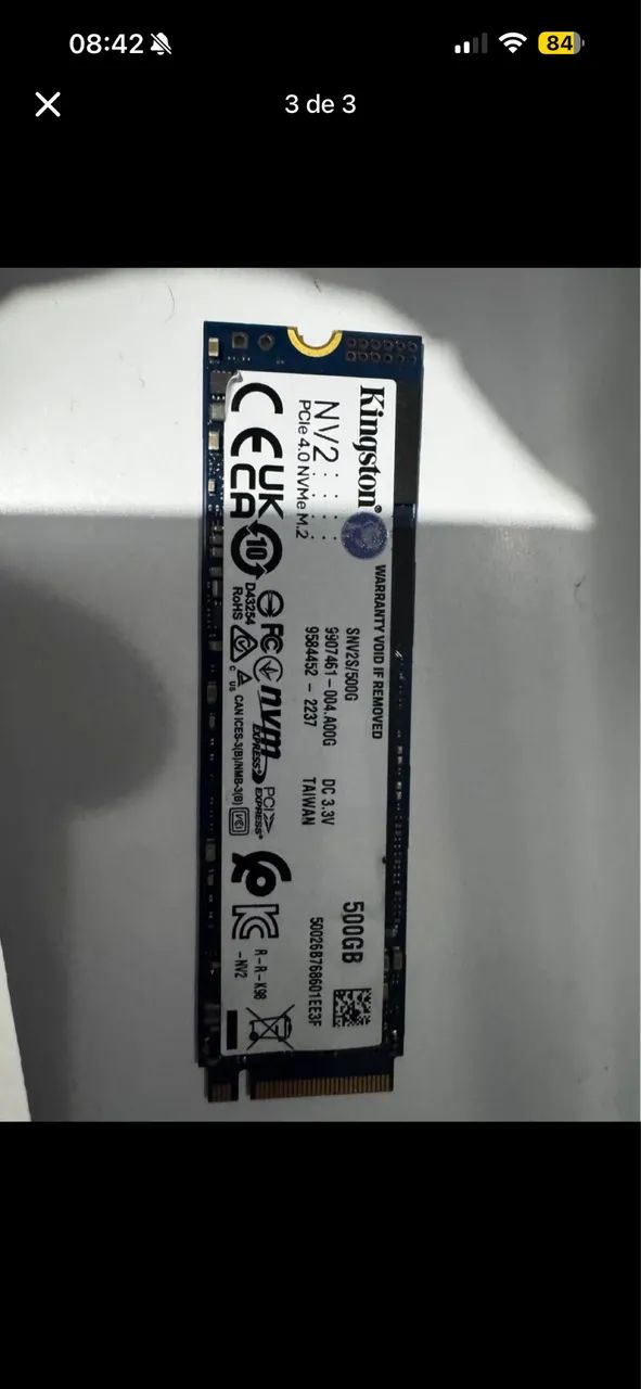 SSD NVMe m.2 Kingston - Foto 3