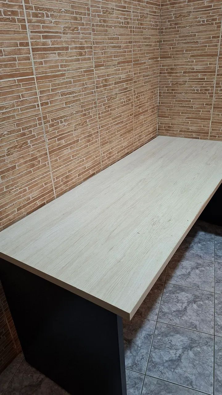 Mesa em L - Alta qualidade - Branca - Foto 3