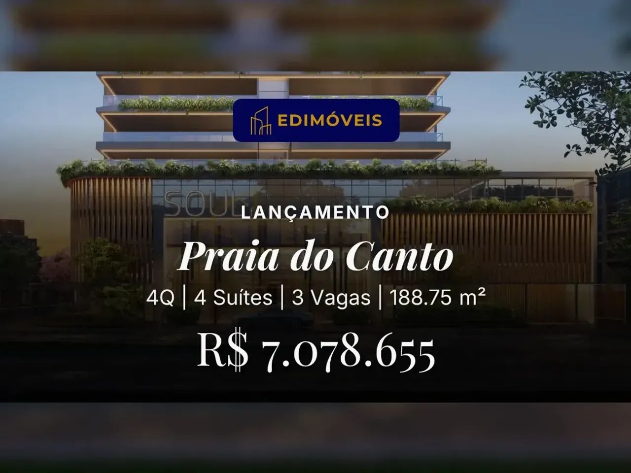 Viva com requinte no Praia do Canto - Apartamento sensacional!