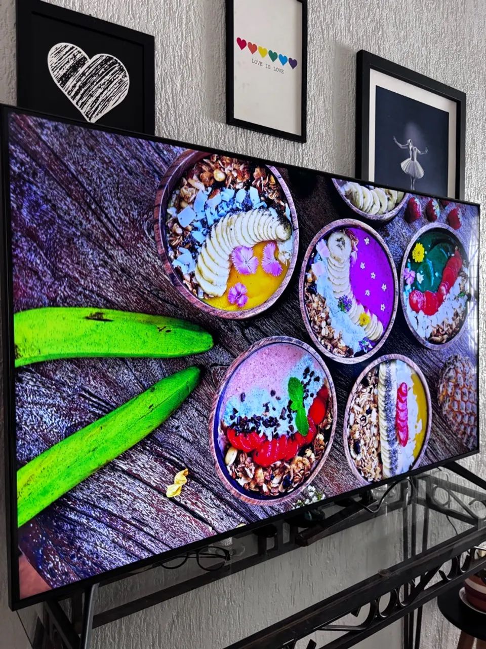 Smart tv Samsung 50 polegadas 4k, Tizen, borda infinita. - Foto 4