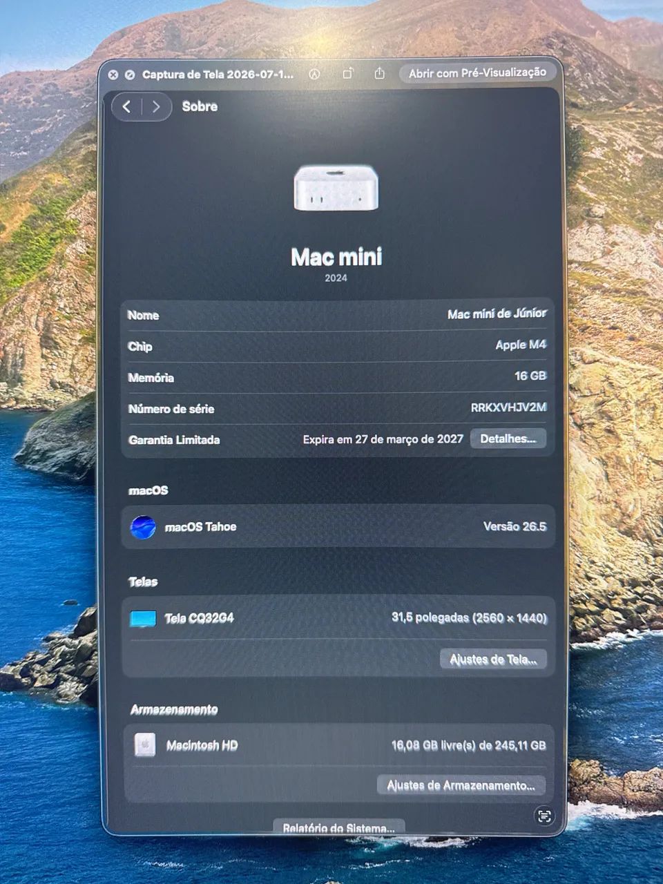 Mac Mini M4 Na Garantia  - Foto 4