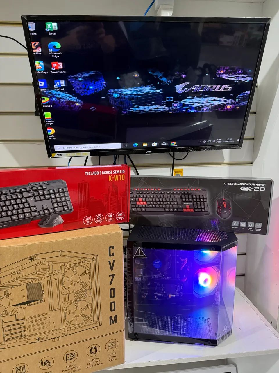 Barbada Pc Gamer I5 Novo c/ Garantia  - Foto 5