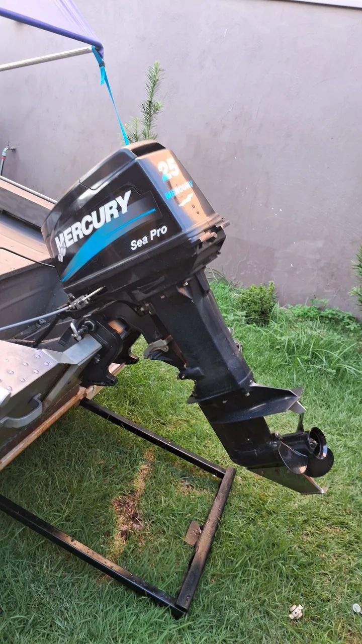 CONJUNTO BARCO, MOTOR E CARRETA  - Foto 2