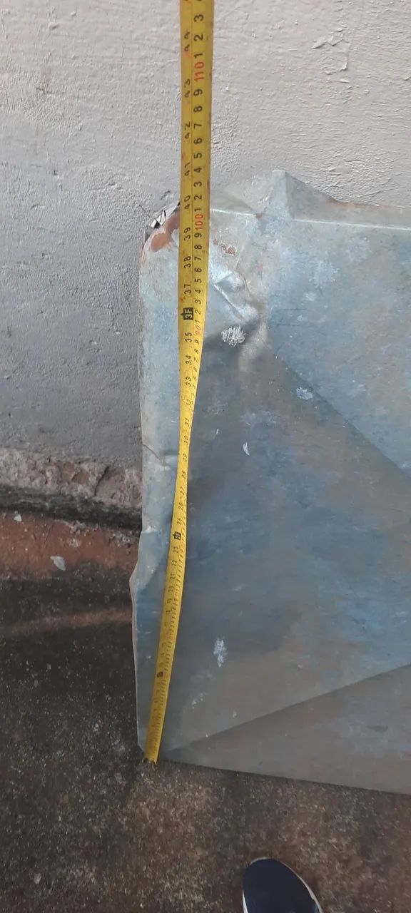 Tampa de inox para antiga caixa de amianto - Foto 2