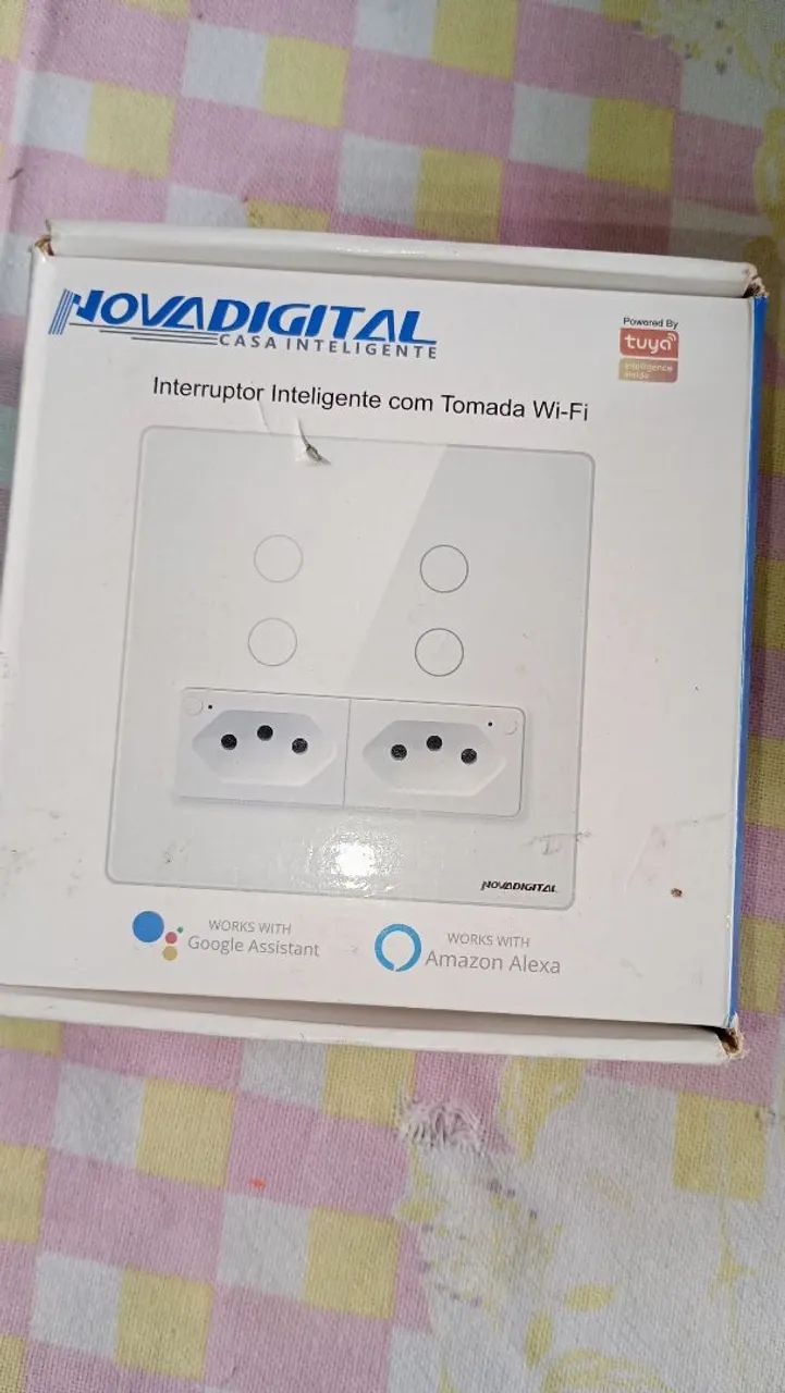 Interruptor Inteligente Tomada 10a Touch Screen Wifi Voz App - Foto 3