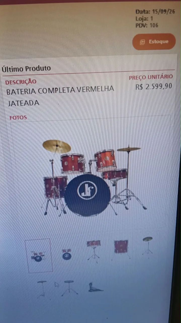Bateria acústica completa - Foto 5