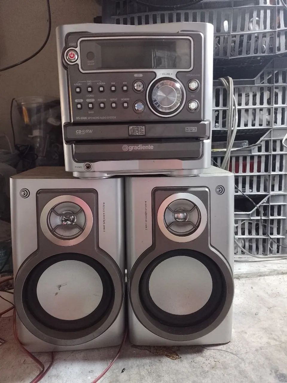 Som gradiente só funciona o rádio 