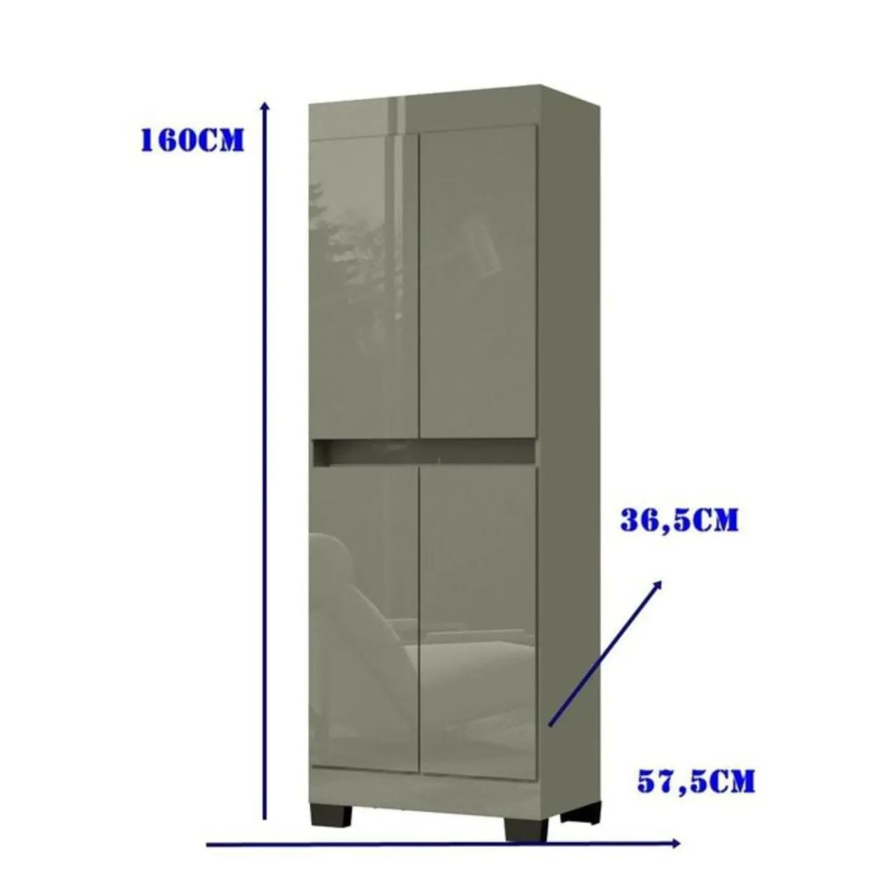 Armário Multiuso com  4 portas novo  - Foto 4