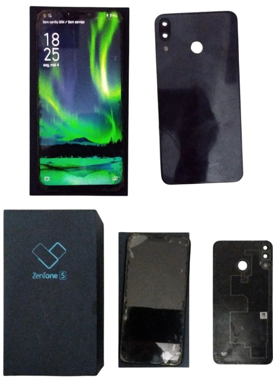 Carcaça Completa Zenfone 5 ZE620KL 64GB 4GB RAM - Sucata Funcional + Caixa e 2 Baterias - Foto 4