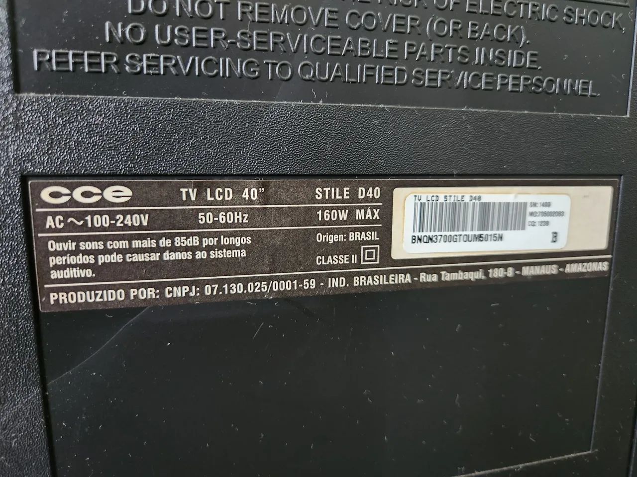 TV CCE 40" FULL HD FUNCIONANDO  - Foto 2