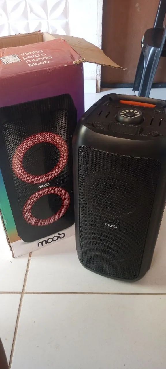 Caixa de som Moob nova na caixa 