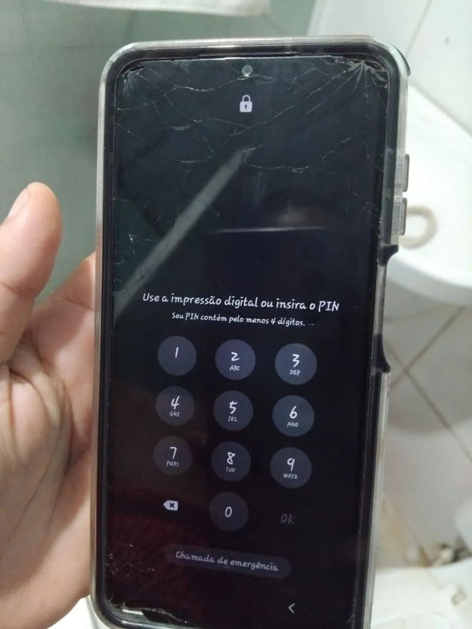 Tenho um A12 trincado funcionando tudo+150$ pra trocar em outro celular que tenha Nfc - Foto 4