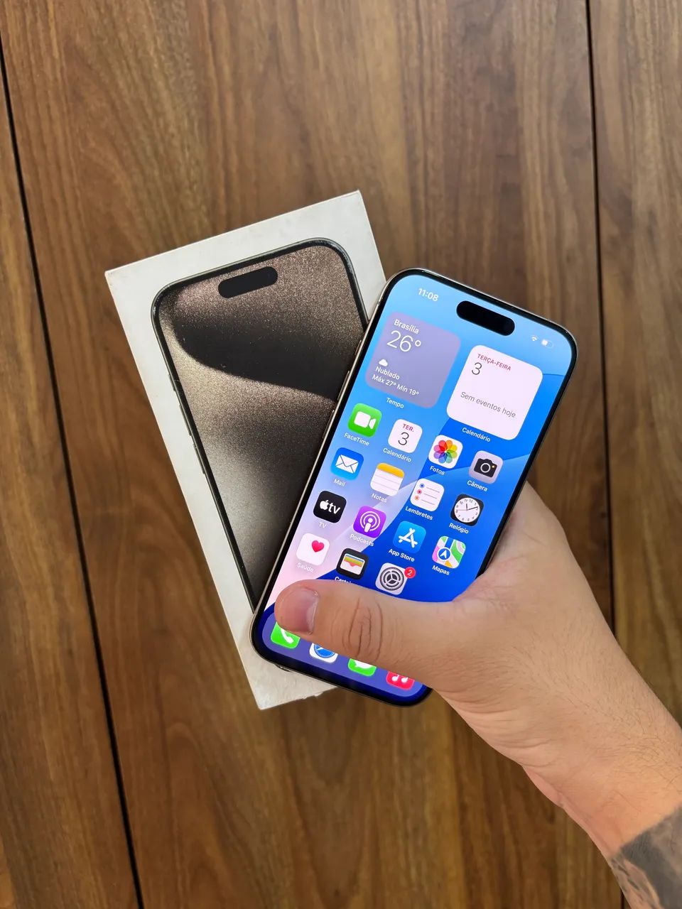 iPhone 15 pro 256gb pronta entrega / estamos abertos  - Foto 4