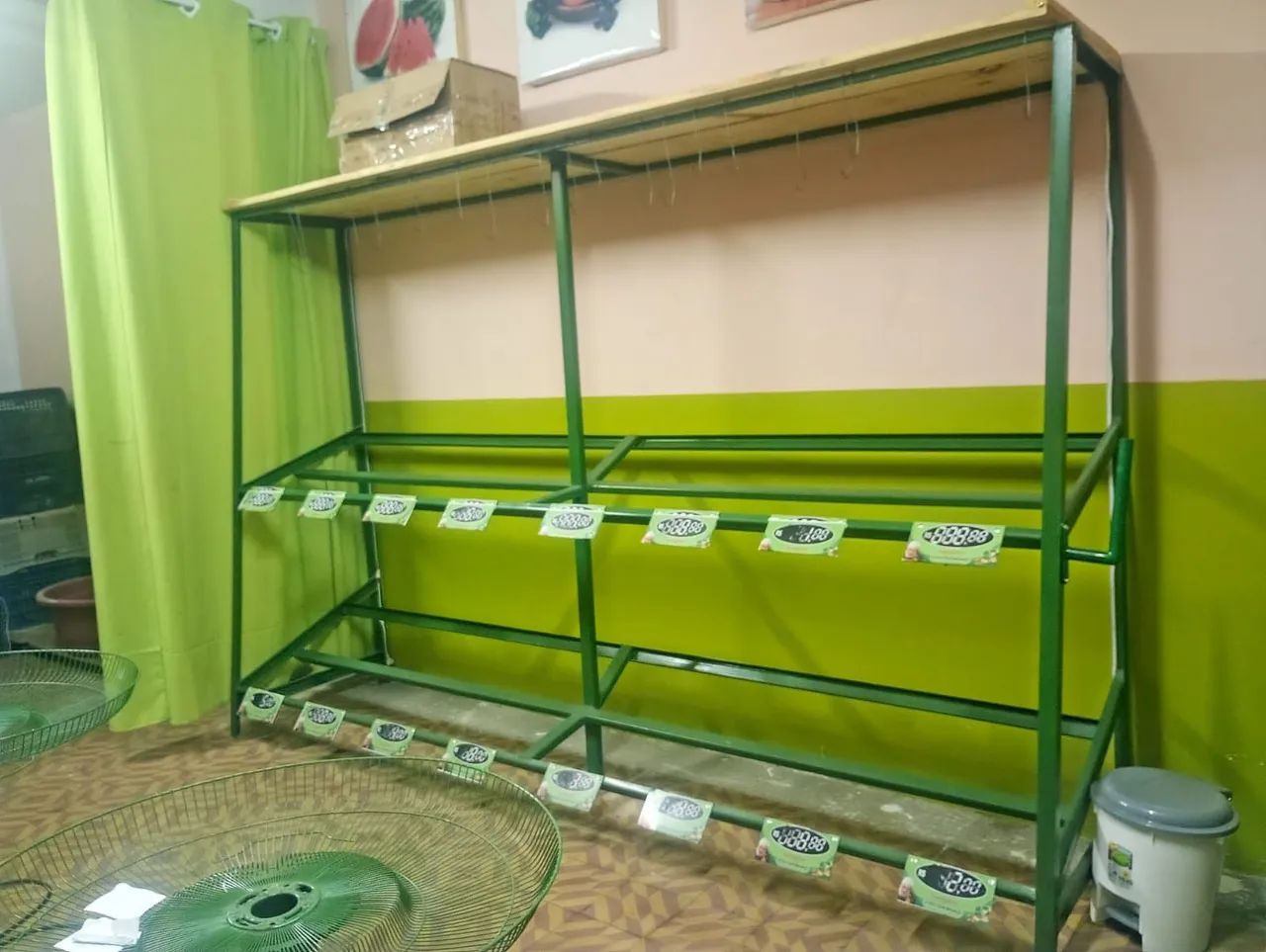 Expositor para verduras