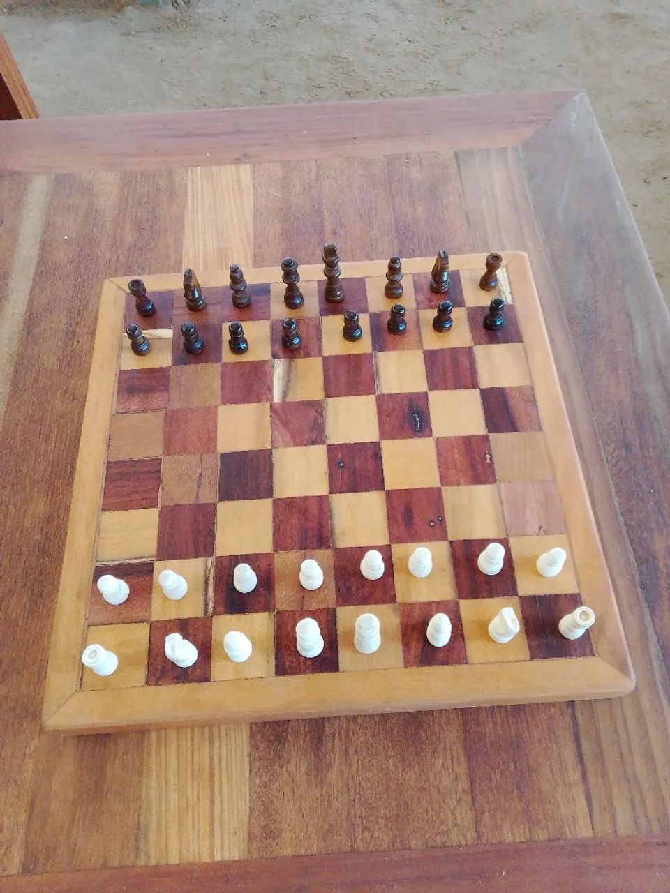 Tabuleiro de xadrez machetado  - Foto 4