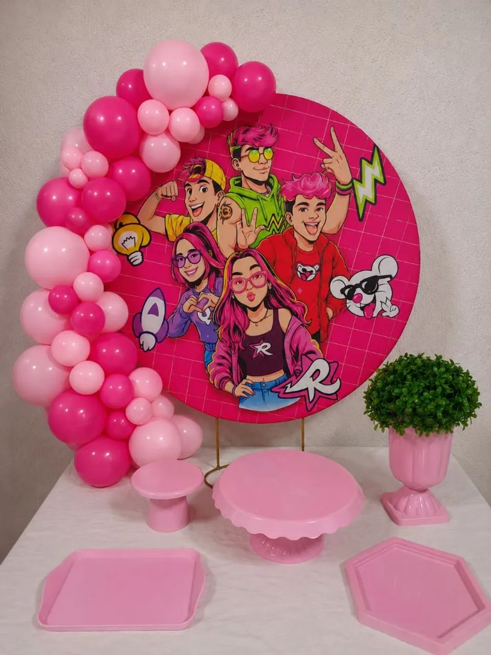 Kit de festa na mesa