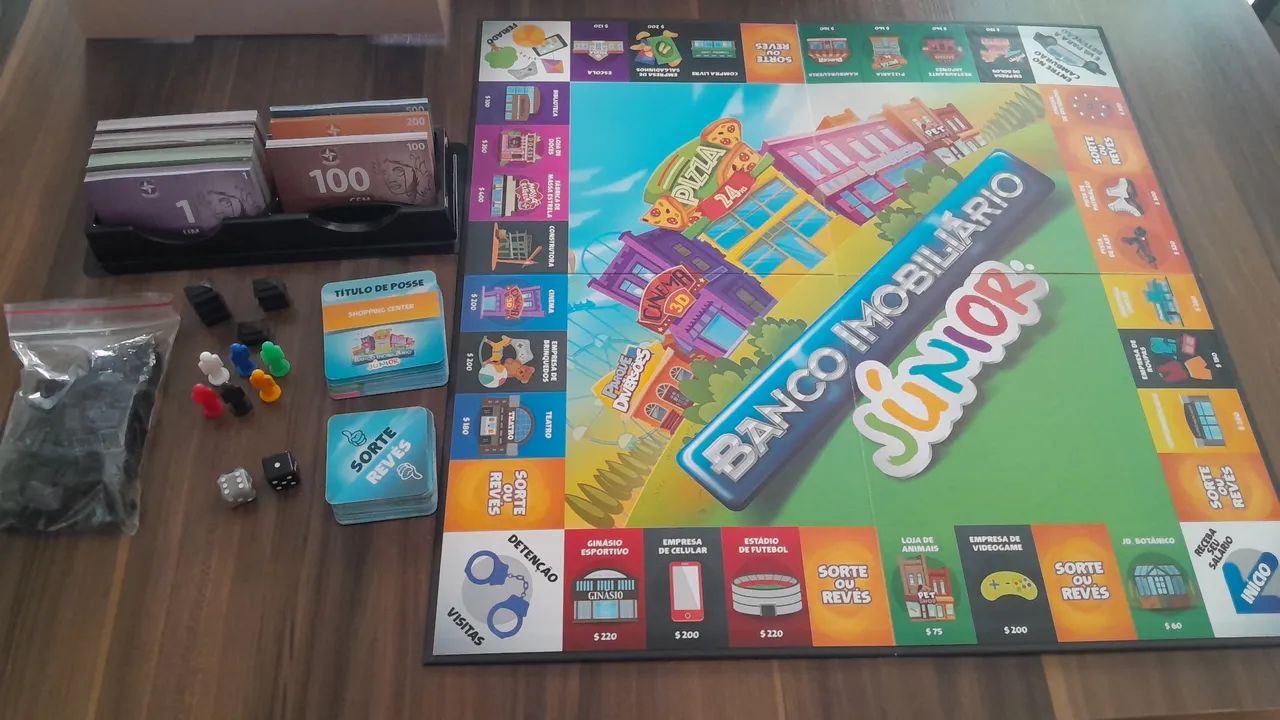 Jogo Banco Imobiliário Júnior  - Foto 3