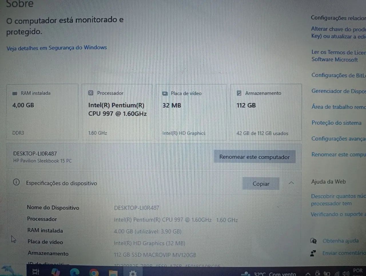 Notebook HP SSD / Bateria 100% - Foto 4